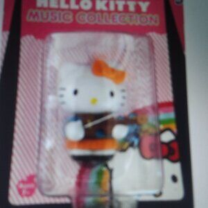 YES💲1⃣⏩▶▶Hello Kitty Music Collection Figurine with Orange Bow VIOLIN